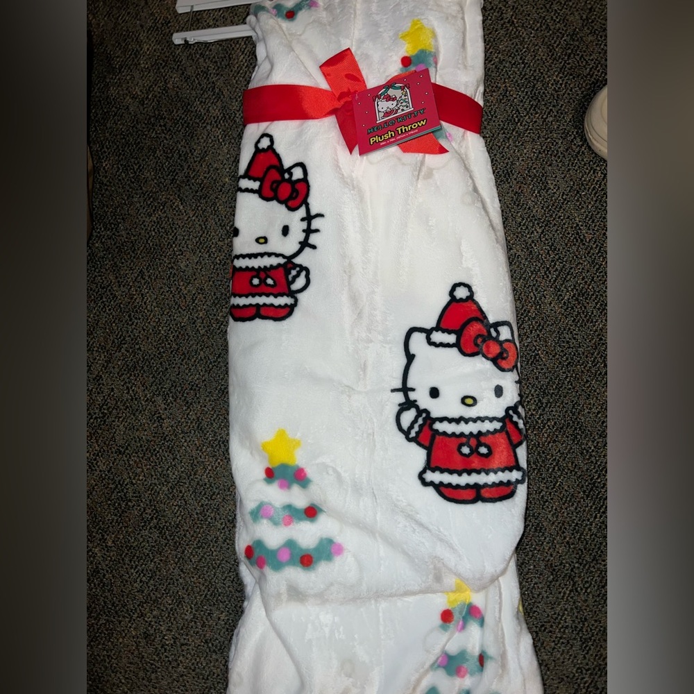 Hello kitty Christmas blanket